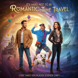 It's Hard Not to be Romantic About Time Travel Poster