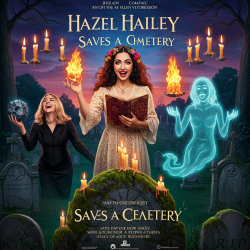Hazel Hailey Saves a Cemetery Poster