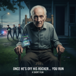 Off His Rocker Poster