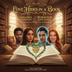 Love Hides In a Book Poster