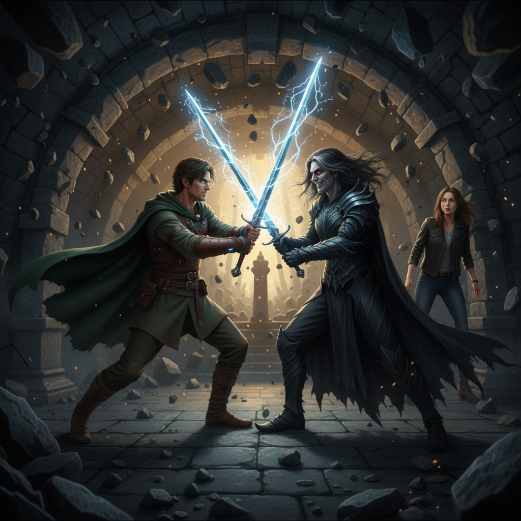 Lightning Temple Confrontation