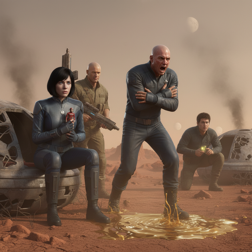 Crash Landing on a Living World