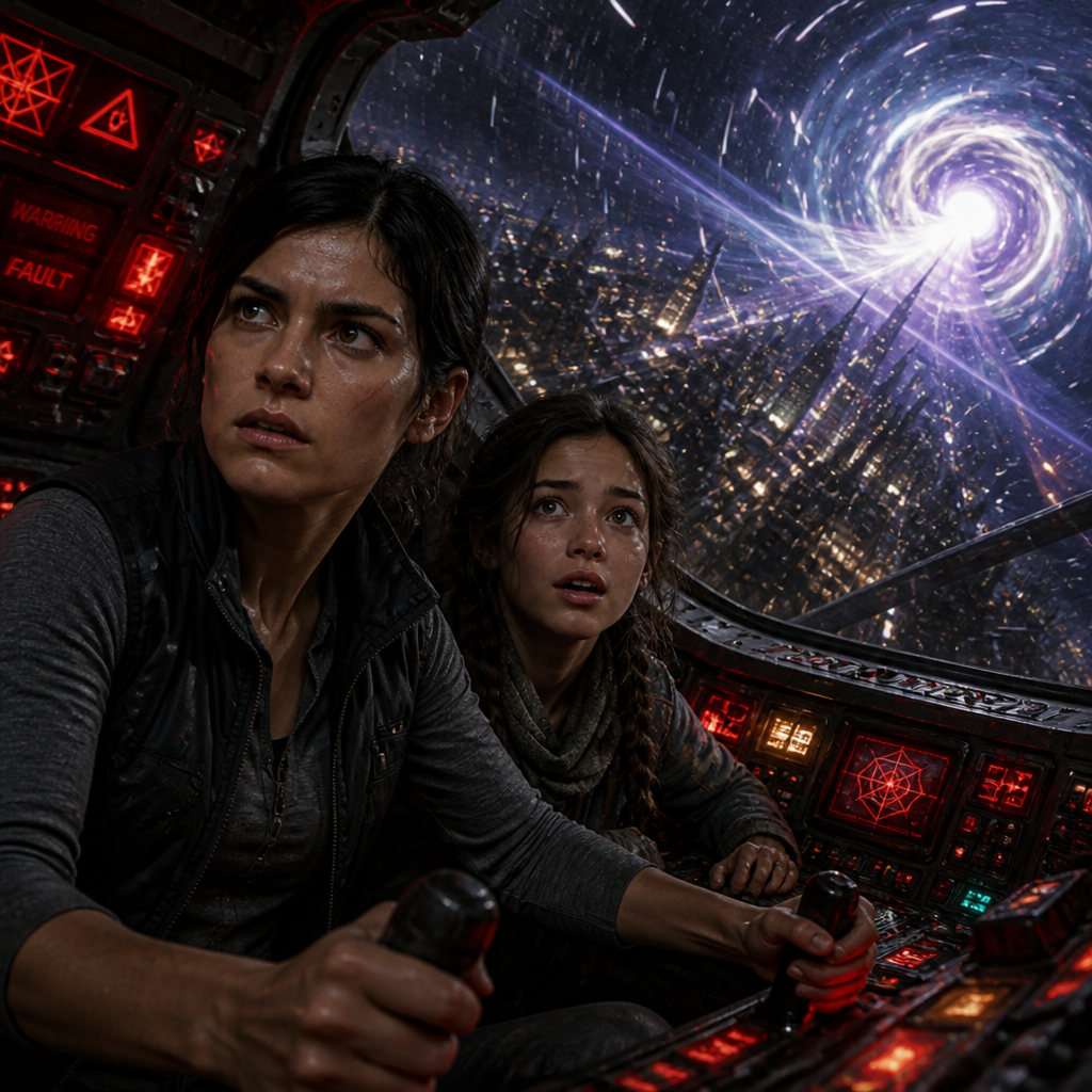 Stolen Shuttle and the Wormhole