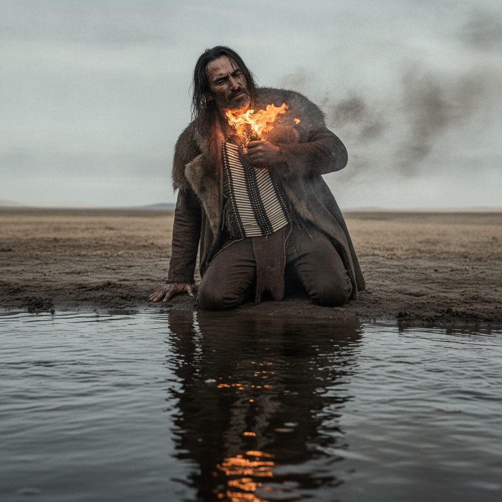 The fire on the throat