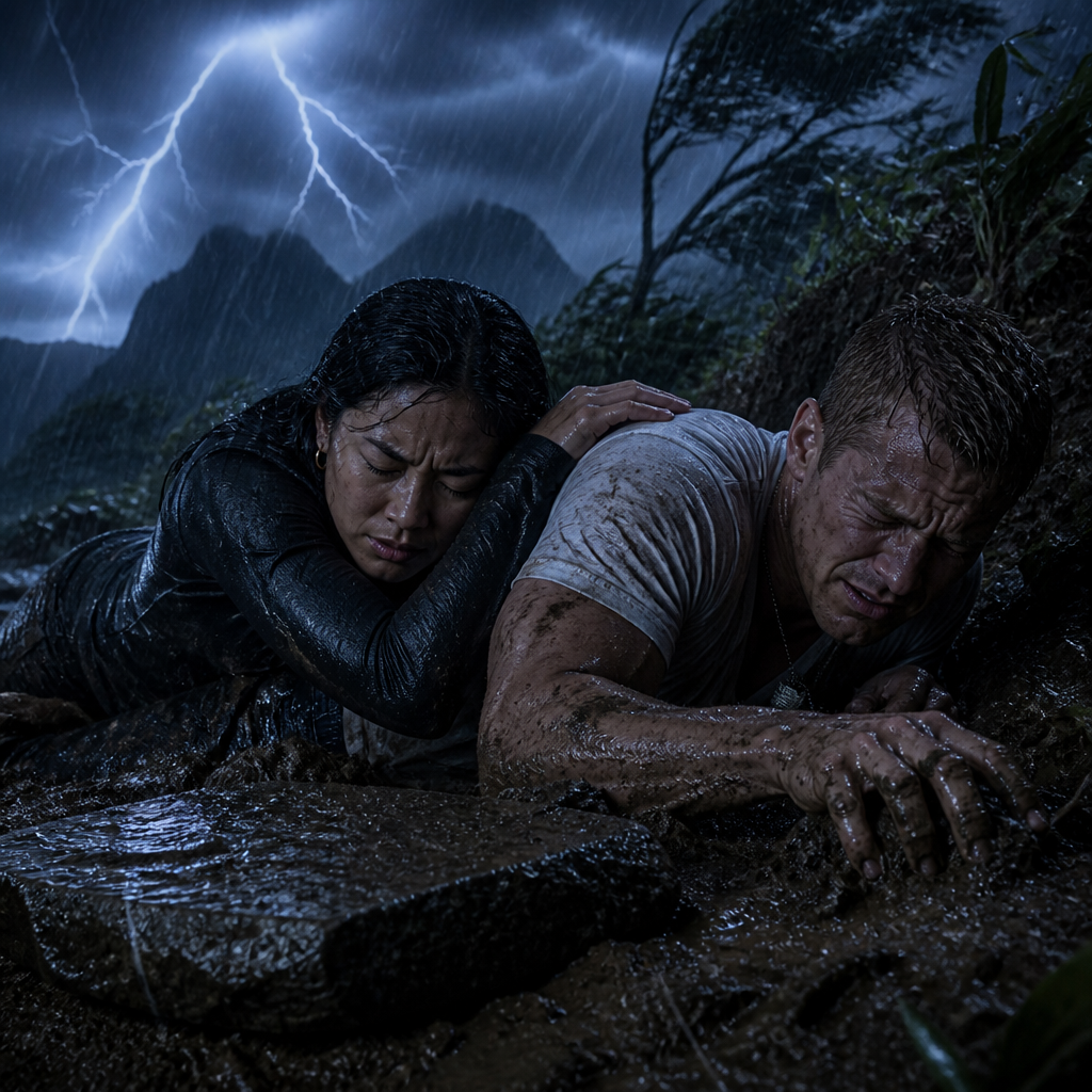 The storm at the Pali
