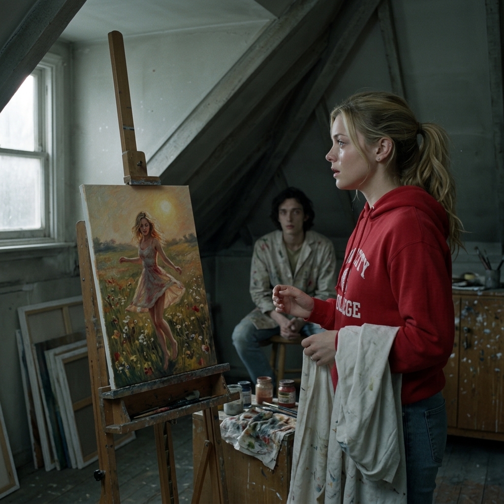 Claire Sees the Portrait