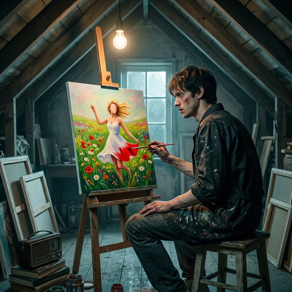 The Unfinished Woman in Red